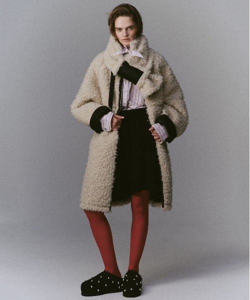 Reversible Faux Mouton Coat / リバーシブルフェイクムートンコート