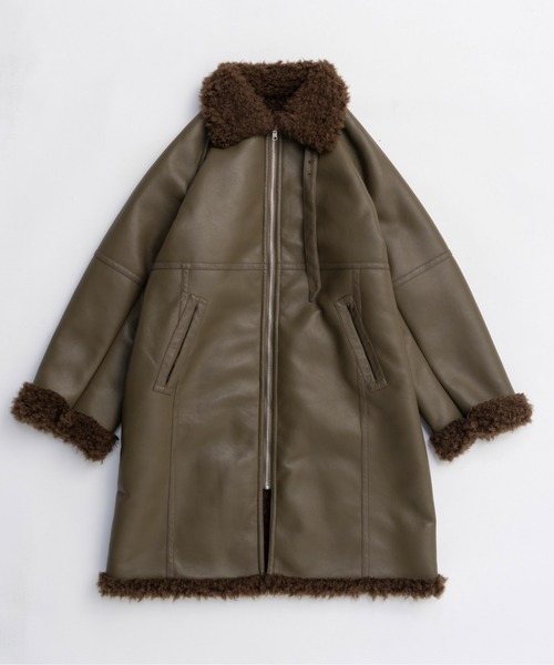 Reversible Faux Mouton Coat / リバーシブルフェイクムートンコート