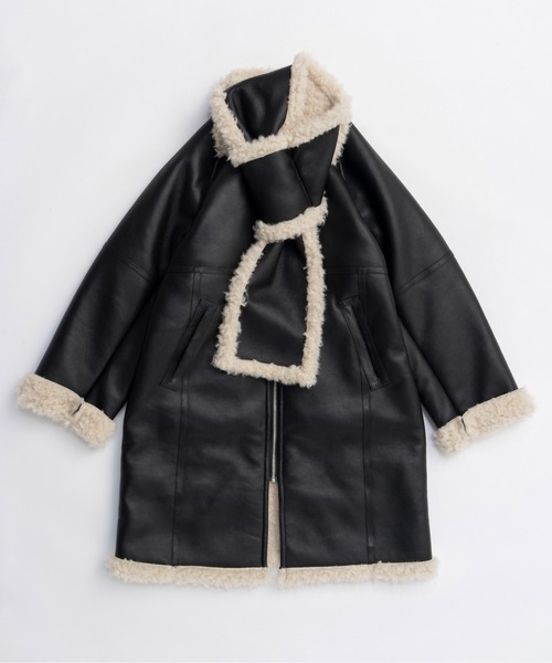 Reversible Faux Mouton Coat / リバーシブルフェイクムートンコート