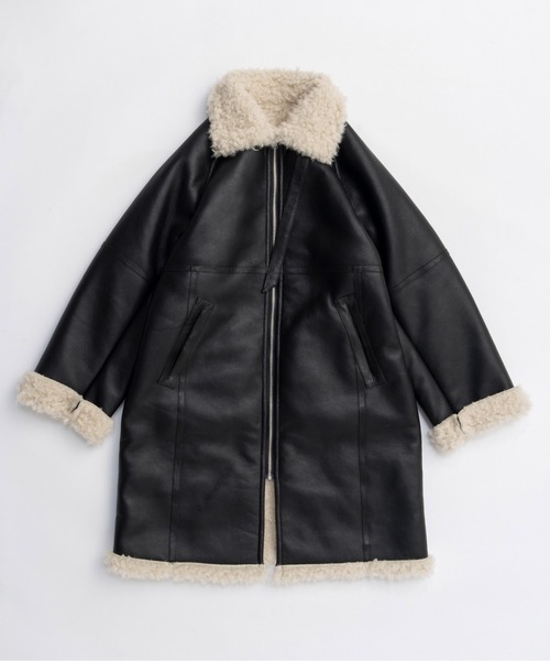 Reversible Faux Mouton Coat / リバーシブルフェイクムートンコート