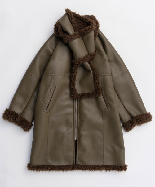 Reversible Faux Mouton Coat / リバーシブルフェイクムートンコート