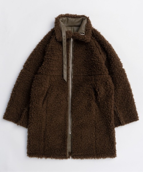 Reversible Faux Mouton Coat / リバーシブルフェイクムートンコート