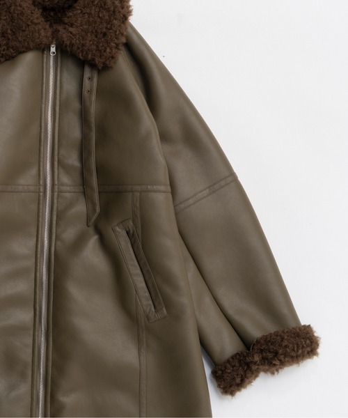 Reversible Faux Mouton Coat / リバーシブルフェイクムートンコート