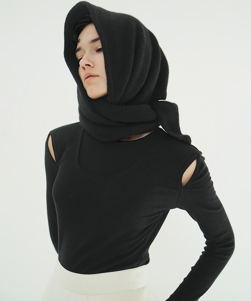 セール】LAYERED SHOULDER CUT TOPS（Tシャツ/カットソー）｜CLANE