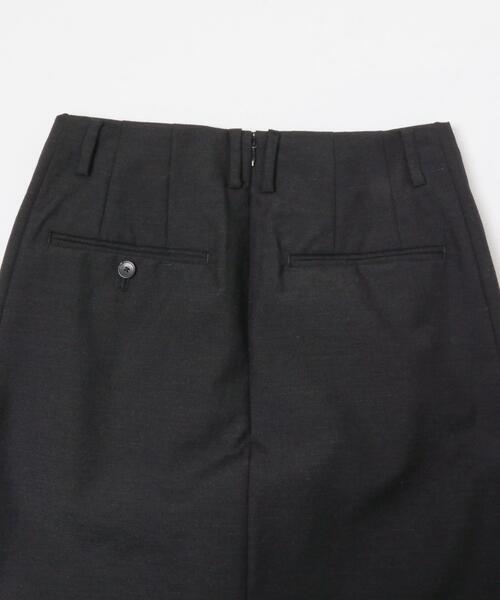 URBAN RESEARCH（アーバンリサーチ）の「new basic　BRADFORD WOOL SKIRT（スカート・レディース・ブラック/ブラウン・40/36/38）」の12枚目の写真