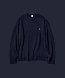 TAKEO KIKUCHI（タケオキクチ）の「【Air Palette Knit】ワンポイント カラーニット プルオーバー（ニット/セーター）」