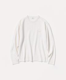 【Air Palette Knit】ワンポイント カラーニット プルオーバー