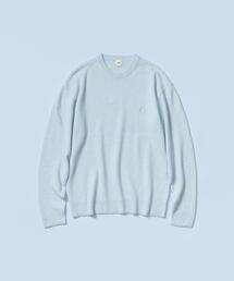 TAKEO KIKUCHI（タケオキクチ）の「【Air Palette Knit】ワンポイント カラーニット プルオーバー（ニット/セーター）」