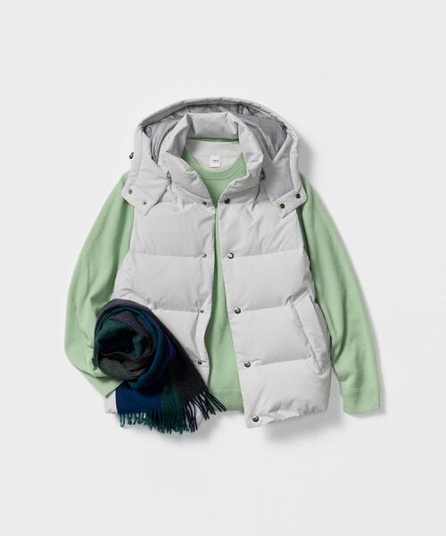 TAKEO KIKUCHI(タケオキクチ)の「【Air Palette Knit】ワンポイント カラーニット プルオーバー(ニット/セーター・メンズ・オフホワイト/ブルーグリーン/ライトブルー/イエロー系その他/ライトグリーン/ライトグレー/ネイビー/オレンジ・04/03/02)」の15枚目の写真