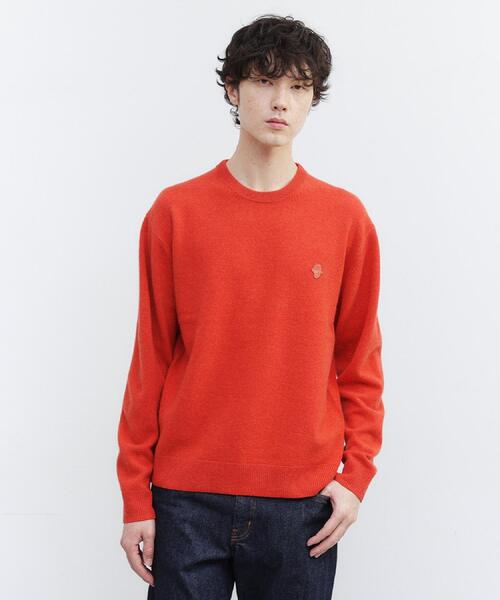TAKEO KIKUCHI(タケオキクチ)の「【Air Palette Knit】ワンポイント カラーニット プルオーバー(ニット/セーター・メンズ・オフホワイト/ブルーグリーン/ライトブルー/イエロー系その他/ライトグリーン/ライトグレー/ネイビー/オレンジ・04/03/02)」の22枚目の写真