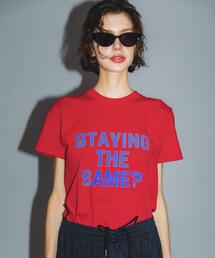Teya　Flock Letter T-shirts