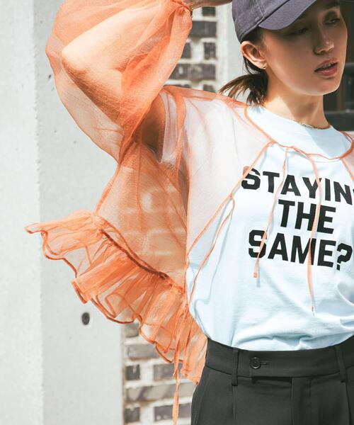Teya Flock Letter T-shirts（Tシャツ/カットソー）｜URBAN RESEARCH