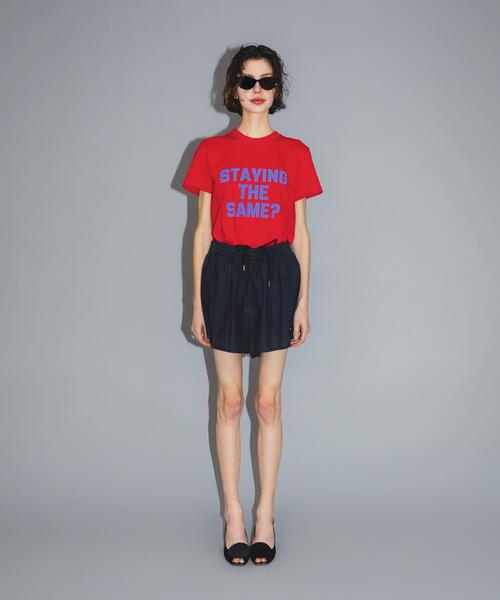 URBAN RESEARCH（アーバンリサーチ）の「Teya　Flock Letter T-shirts（Tシャツ/カットソー・レディース・ブラウン/レッド/ブルー系その他・SMALL/LARGE）」の22枚目の写真