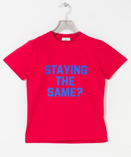 URBAN RESEARCH（アーバンリサーチ）の「Teya　Flock Letter T-shirts（Tシャツ/カットソー・レディース・ブラウン/レッド/ブルー系その他・SMALL/LARGE）」の18枚目の写真