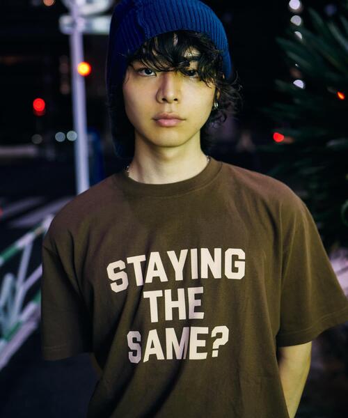 URBAN RESEARCH（アーバンリサーチ）の「Teya　Flock Letter T-shirts（Tシャツ/カットソー・レディース・ブラウン/レッド/ブルー系その他・SMALL/LARGE）」の9枚目の写真