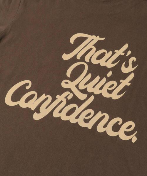 URBAN RESEARCH（アーバンリサーチ）の「Teya　Flock Letter T-shirts（Tシャツ/カットソー・レディース・ブラウン/レッド/ブルー系その他・SMALL/LARGE）」の4枚目の写真