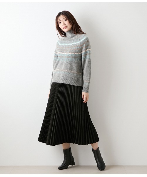 セール】フェアアイル ハイネックニットプルオーバー（ニット/セーター