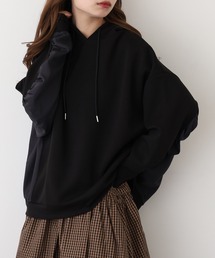 もちもちダンボール布帛ドッキングフーディPO