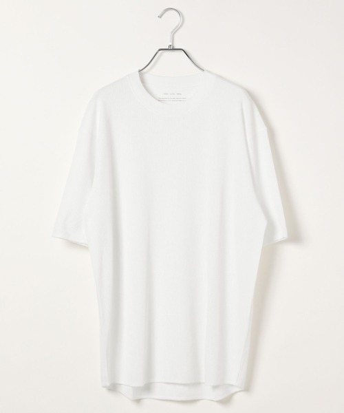 GLOBAL WORK（グローバルワーク）の「Fffit エフィット/温度調節ワッフルレイヤードTシャツ/半袖/606486（Tシャツ/カットソー・メンズ・ホワイト・SMALL/LARGE/MEDIUM/X-LARGE）」の2枚目の写真