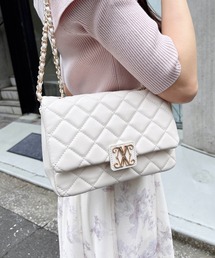 INGNI | エンブレム付キルティングショルダーバッグ(ショルダーバッグ)