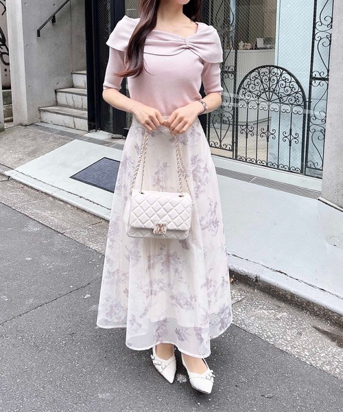 INGNI（イング）の「エンブレム付キルティングショルダーバッグ／A（ショルダーバッグ・レディース・ベージュ/ブラック/オフホワイト・-）」の5枚目の写真