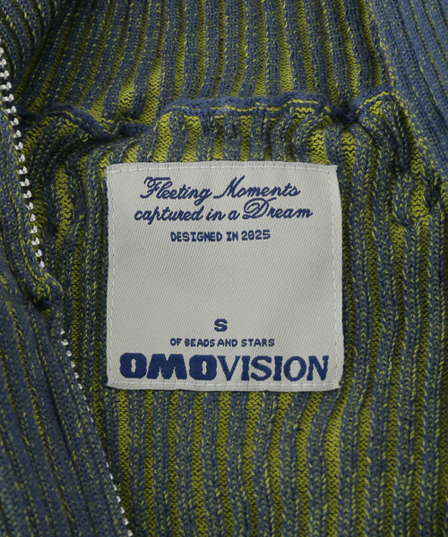 PULP/417EDIFICE(パルプフォーワンセブンエディフィス)の「OMO / オーエムオー Gradient Knit Jacket(ニット/セーター・レディース・ブルー・SMALL)」の6枚目の写真