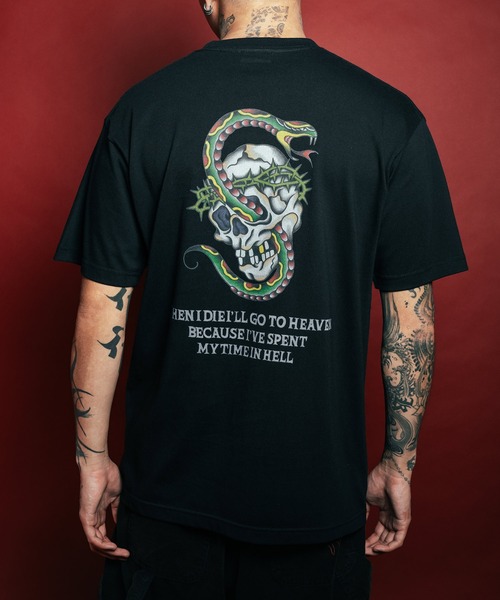Skull winder tee（Tシャツ/カットソー）｜Subciety（サブサエティ）の