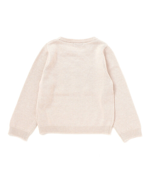 BeBe（ベベ）の「かぎ針花モチーフニットプルオーバー(100~140cm)（ニット/セーター・キッズ・ベージュ・120cm/140cm/100cm/110cm/130cm）」の8枚目の写真