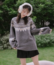 archives | ハートミックスノルディックニットプルオーバー(ニット/セーター)