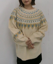 archives | ハートミックスノルディックニットプルオーバー(ニット/セーター)