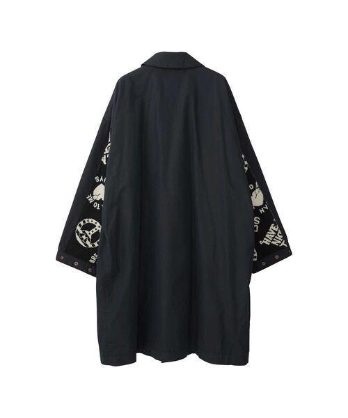 HYSTERIC GLAMOUR（ヒステリックグラマー）の「BREAK TO MEジャカード  コート（チェスターコート・レディース・ブラック/ベージュ・FREE）」の6枚目の写真