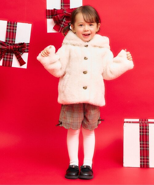 apres les cours(アプレレクール)の「tiny bear ボアアウター(ダウンジャケット/コート・キッズ・アイボリー・90/80/120/110/100)」の16枚目の写真