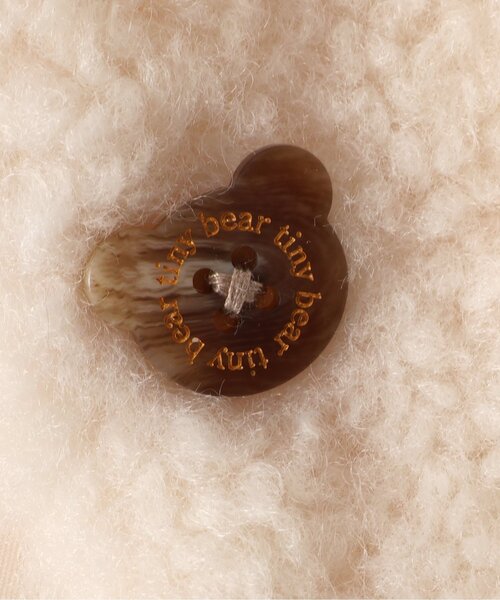 apres les cours(アプレレクール)の「tiny bear ボアアウター(ダウンジャケット/コート・キッズ・アイボリー・90/80/120/110/100)」の8枚目の写真