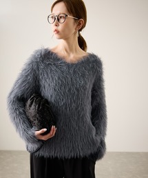 ROPE' PICNIC | フェザーVネックニット(ニット/セーター)