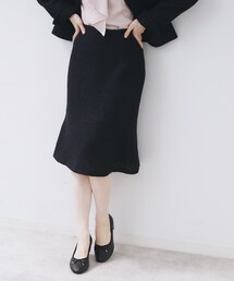 index | ≪通勤・セレモニー/セットアップ対応≫フレアツイードスカート【洗濯機OK】(スカート)