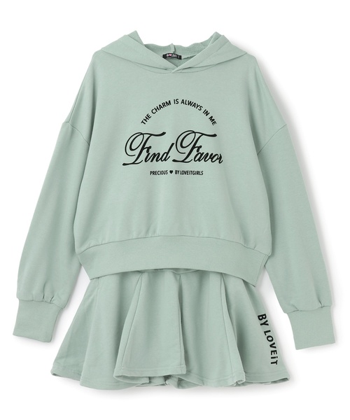 バイラビット　サイズ130しセット セール】フーディ&スカートセット（セットアップ）｜by LOVEiT（バイ