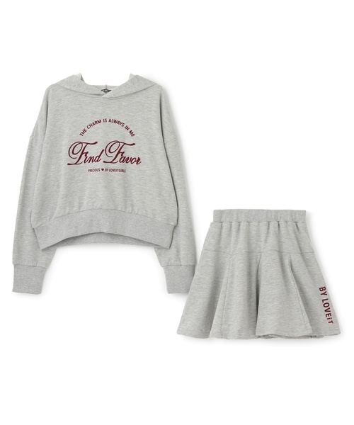 バイラビット　サイズ130しセット セール】フーディ&スカートセット（セットアップ）｜by LOVEiT（バイ