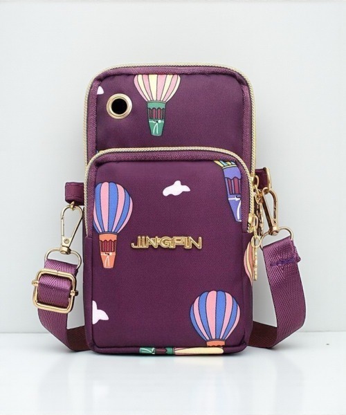 BACKYARD FAMILY(バックヤードファミリー)の「スマホポーチ pmysbag12(ショルダーバッグ・レディース・ブルー/ブラック系その他/パープル系その他/パープル/ブルー系その他/レッド/ブラック・FREE)」の6枚目の写真