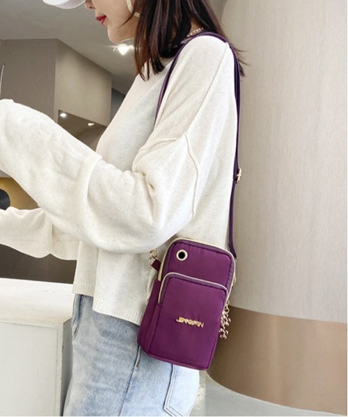 BACKYARD FAMILY(バックヤードファミリー)の「スマホポーチ pmysbag12(ショルダーバッグ・レディース・ブルー/ブラック系その他/パープル系その他/パープル/ブルー系その他/レッド/ブラック・FREE)」の8枚目の写真