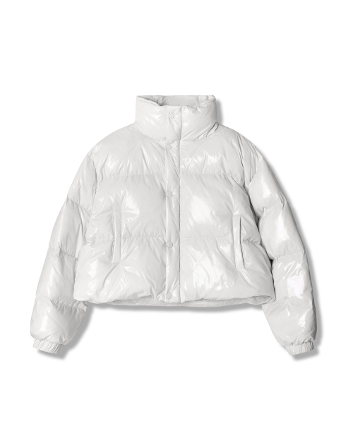 AVANDRESS(アバンドレス )の「Siberia Duck Shiny Crop Padding PURPLE(ダウンジャケット/コート・レディース・パープル・SMALL/MEDIUM/LARGE)」の6枚目の写真