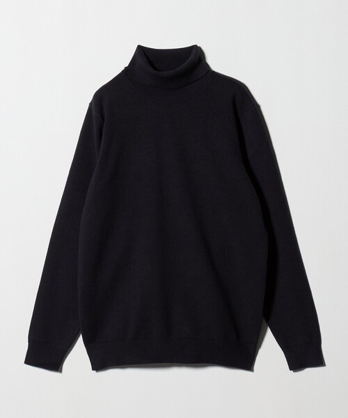 A DAY IN THE LIFE UNITED ARROWS(アデイインザライフユナイテッドアローズ)の「ハイゲージ テンジク タートルネックニット<A DAY IN THE LIFE>(ニット/セーター・メンズ・ダークグレー/ベージュ/ネイビー/ブラック・S/M/L)」の1枚目の写真