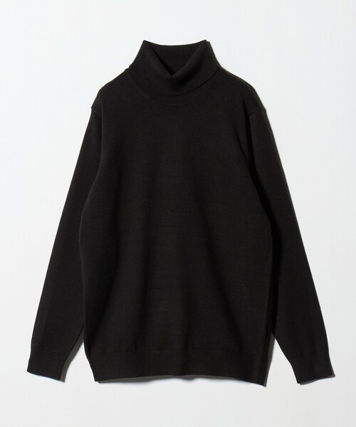 A DAY IN THE LIFE UNITED ARROWS(アデイインザライフユナイテッドアローズ)の「ハイゲージ テンジク タートルネックニット<A DAY IN THE LIFE>(ニット/セーター・メンズ・ダークグレー/ベージュ/ネイビー/ブラック・S/M/L)」の2枚目の写真