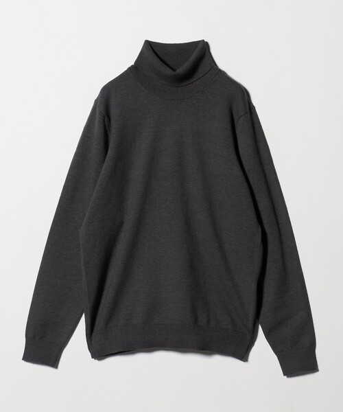 A DAY IN THE LIFE UNITED ARROWS(アデイインザライフユナイテッドアローズ)の「ハイゲージ テンジク タートルネックニット<A DAY IN THE LIFE>(ニット/セーター・メンズ・ダークグレー/ベージュ/ネイビー/ブラック・S/M/L)」の10枚目の写真