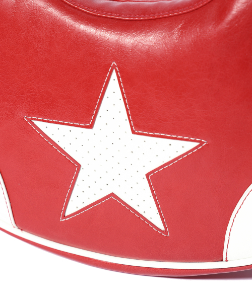 YOUHEE（ユヒ）の「STAR LEATHER HOBO BAG RED（ショルダーバッグ・レディース・その他・FREE）」の5枚目の写真
