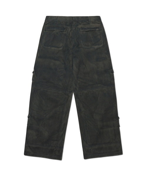 NOMANUAL(NOMANUAL)の「PAINTED CARGO PANTS - CHARCOAL(その他パンツ・レディース・その他・SMALL/MEDIUM/LARGE)」の2枚目の写真