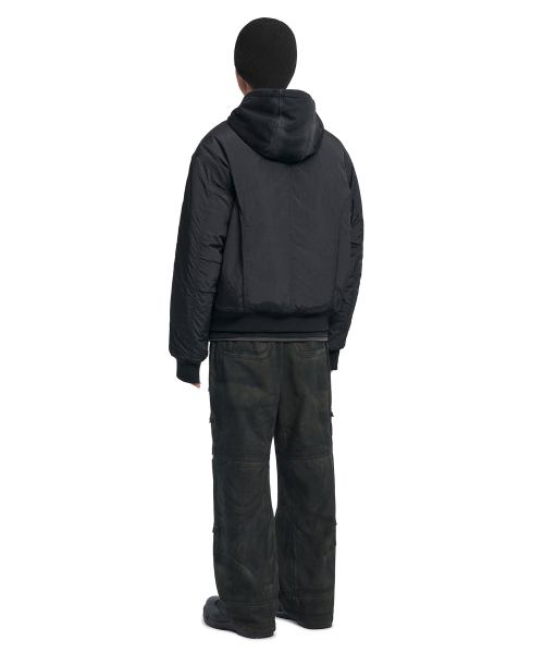 NOMANUAL(NOMANUAL)の「PAINTED CARGO PANTS - CHARCOAL(その他パンツ・レディース・その他・SMALL/MEDIUM/LARGE)」の5枚目の写真