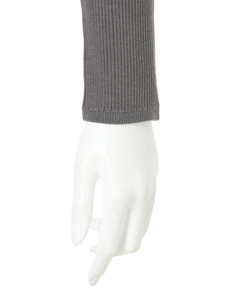 Mystrada(マイストラーダ)の「長袖アシメフリルニット(ニット/セーター・レディース・ホワイト/ブラック/グレー/ブルー・38)」の9枚目の写真