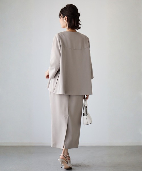 Ehre style（エーレスタイル）の「洗える素材！ 今どきスカート　スカート単品ページ（スカート・レディース・ベージュ/ネイビー/ブラック・S/M/L/XL）」の9枚目の写真