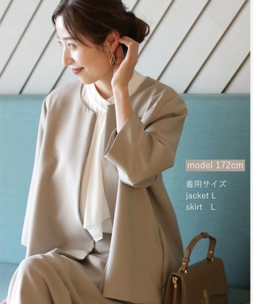 Ehre style（エーレスタイル）の「洗える素材！ 今どきスカート　スカート単品ページ（スカート・レディース・ベージュ/ネイビー/ブラック・S/M/L/XL）」の13枚目の写真