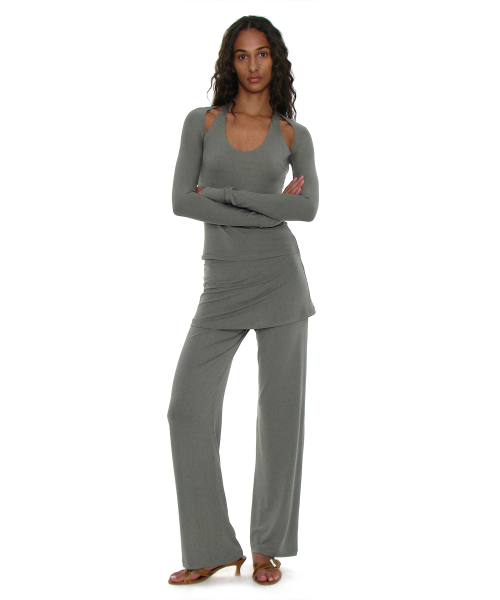 PARTIMENTO WOMEN(パルティメントウィメン)の「PWCジャージボレロ3 IN 1 トップ_カーキ(カーディガン/ボレロ・レディース・その他・LARGE/SMALL/MEDIUM)」の8枚目の写真